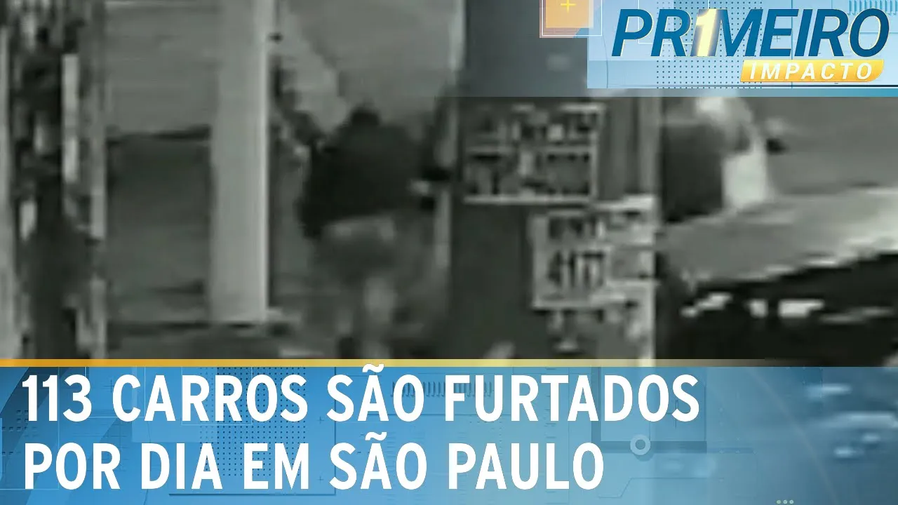 SP: capital paulista registra quase cinco furtos de carros por hora | Primeiro Impacto (23/10/23)