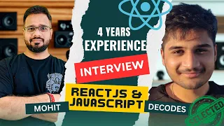 Frontend Developer Interview 4 Years Experience React and JavaScript