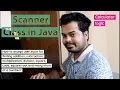 Scanner class in Java Accepting user input