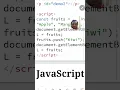 JavaScript Array PUSH method