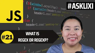 Chapter 21 Javascript Tutorial - What is RegExp or RegEx