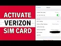 How to Activate Verizon SIM Card Step-by-Step 2025 Verizon Sim Card Activation