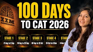 Master Plan to Crack CAT 2026 in 100 Days ✅