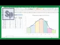 Excel - Create a histogram and frequency polygon in Excel Spanish tutorial