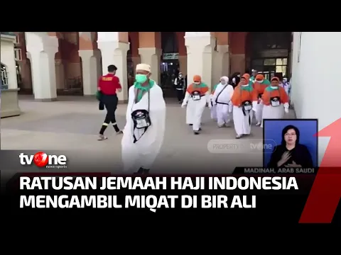 Ratusan Jemaah Haji Mengambil Miqat di Bir Ali
