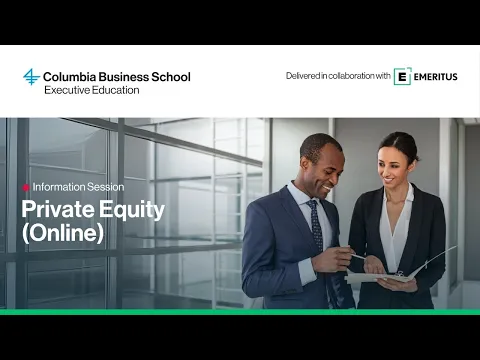Information session on Columbia Business School's Private Equity (Online) program