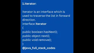 Cursors in Java with example and difference between Iterator vs ListIterator