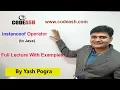 instanceof operator in java instanceof operator in java example