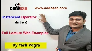 instanceof operator in java instanceof operator in java example
