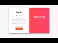 Create Animated Login Register Form HTML CSS JavaScript Full Tutorial