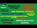 REPORTLAB REPORTLAB PYTHON TUTORIAL How To Add Table with Alignment In Pdf Using Python PART 29