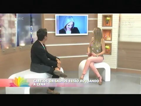 Cabelos grisalhos estão roubando a cena