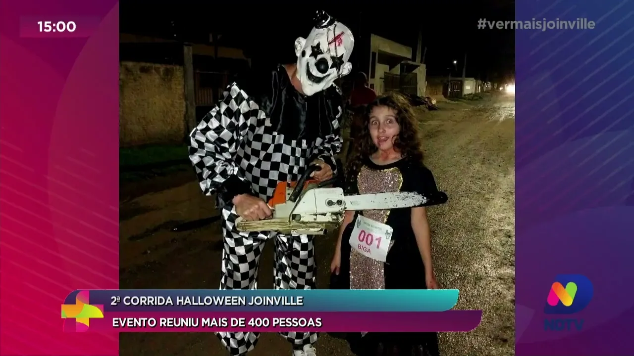 2ª Corrida Halloween Joinville: evento reuniu mais de 400 pessoas