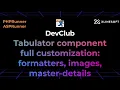 TABULATOR FULL CUSTOMIZATION XLINESOFT DEV CLUB