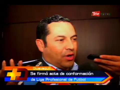 Se firmó acta de conformación de liga profesional de futbol