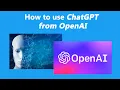 How to Use OpenAI - ChatGPT to solve all your coding problems Trying ChatGPT for the first time