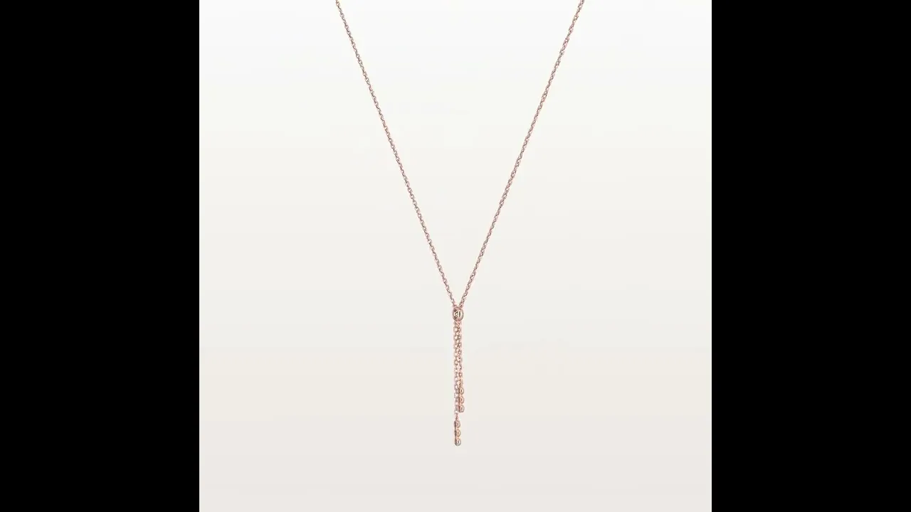 One More Thing | Double Drop Diamond Lariat Necklace