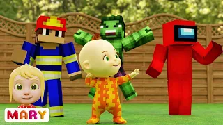 Baby Calls Minecraft Heroes For Help Mary Nursery Rhymes