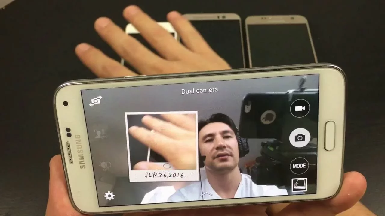 Galaxy S5: Dual Camera (Record Both Front & Back Camera Same Time!)