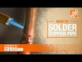 How To Solder Copper Pipes The Home Depot with thisoldhouse