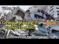 VIDEO FULL GEMPA M 7.6, JEPANG HARI INI DAN TSUNAMI JEPANG 9-12-2025