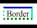 How To Create Borders By Using CSS in HTML - Part