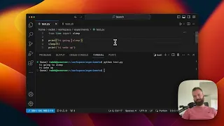 Modifying Running Python vs Bash Script What Happens