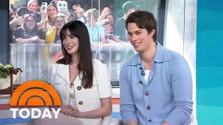 anne hathaway and nicholas galitzine talk chemistry in idea of you 