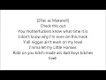 Tupac - Hit 'Em Up (Lyrics)