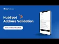Hubspot Address Validation Integration