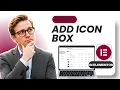 How to Add Icon Box in Elementor Updated 2026