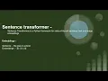 Sentence Transformers S-BERT model basic understanding with python