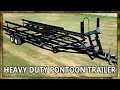 Heavy Duty Pontoon Trailer Learn what trailer you need for large pontoons