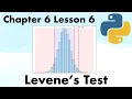 Test for Equal Variances Full Course On Statistics for Data Science with Python