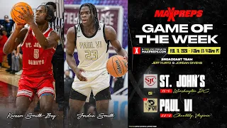 Jordan Smith Paul VI VA vs Jymin Veney St John s DC MaxPreps Game of the Week