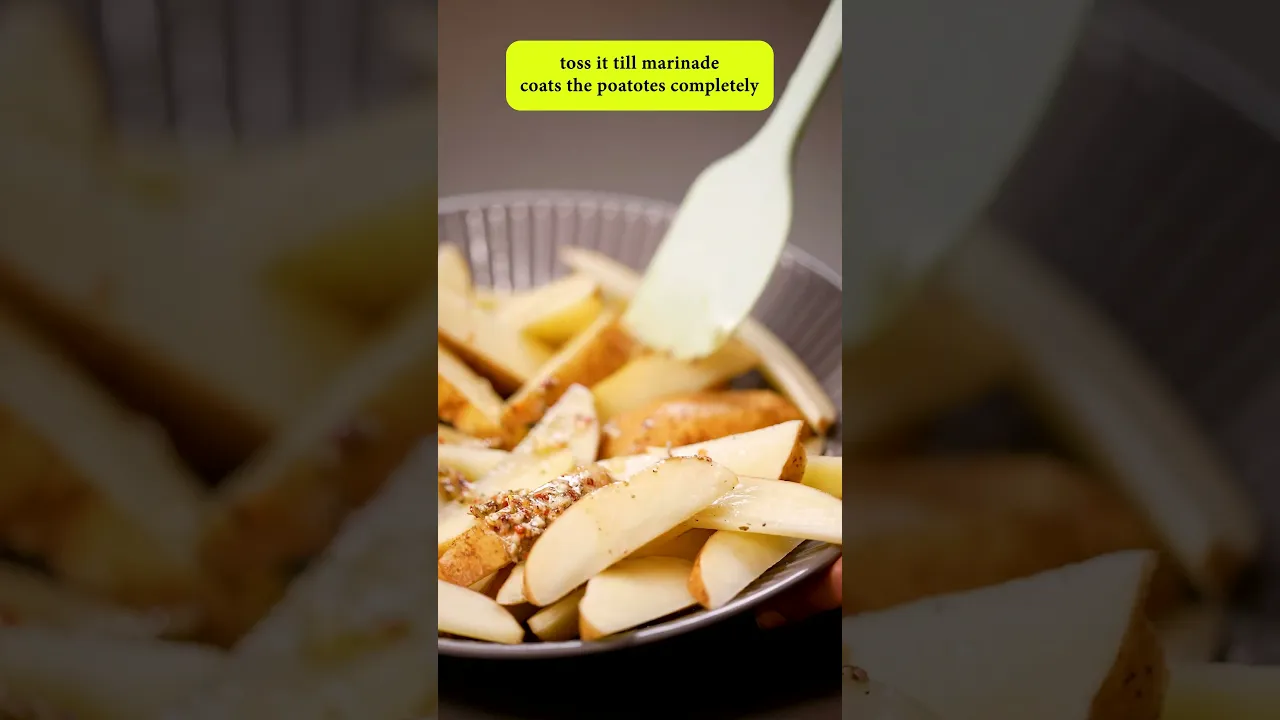 Baked Potato Wedges #foodshorts #recipe #food