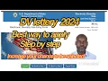 Green Card DV2024 how to submit a perfect entry STEP BY STEP