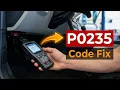 How To Fix P0235 Code - Turbocharger Boost Sensor Malfunction