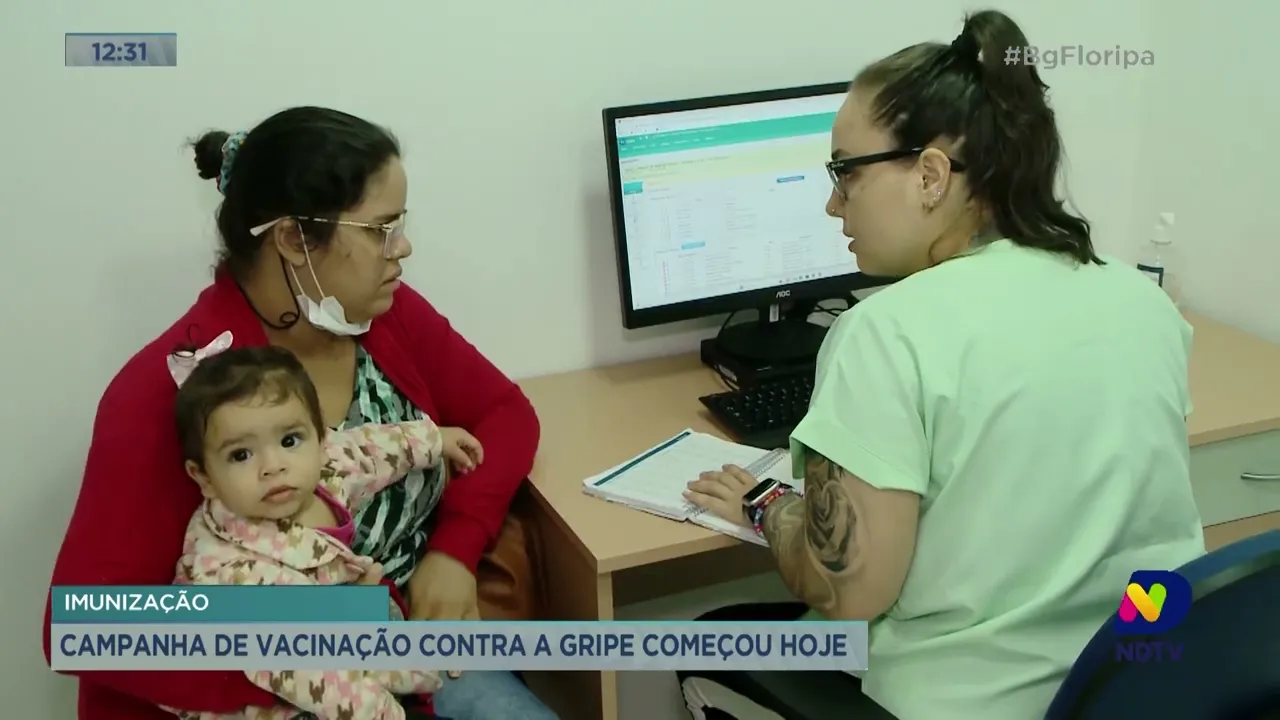Campanha de vacinação contra a gripe começa nessa segunda-feira em São José e Palhoça