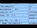 SQL single row function part 3 number and date