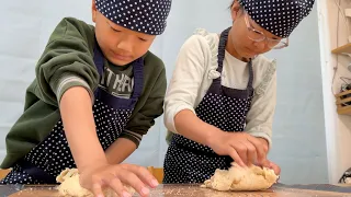 カレーまん、ピザまん作り