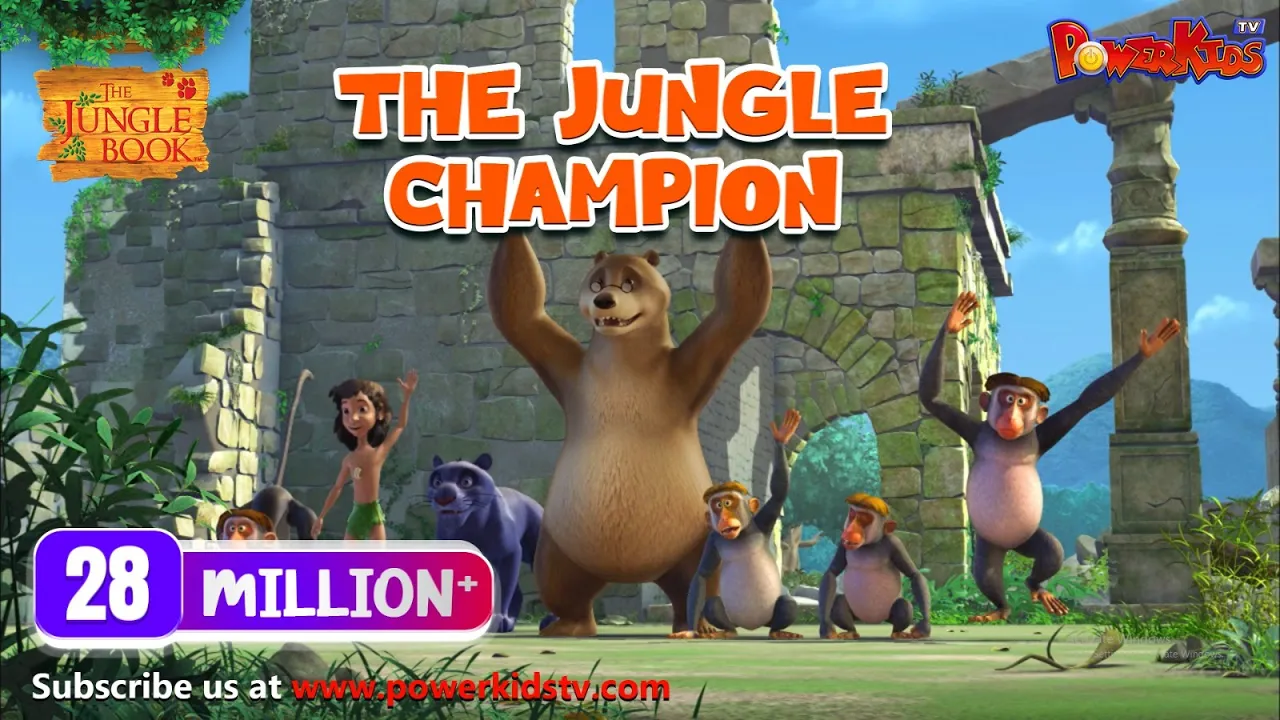जंगल बुक सीजन 2 हिंदी में  | हिंदी कहानियां |The Jungle Champion | मोगली की कहानिया | PowerKids