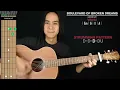 Boulevard of Broken Dreams ACOUSTIC Guitar Cover Green Day 🎸|Tabs + Chords|
