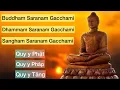 Buddham Saranam Gacchami (Pali)