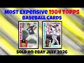 1984 Topps Most Expensive eBay Sales Baseball Cards July 2026