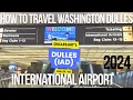 WALKTHROUGH WASHINGTON DULLES IAD INTERNATIONAL AIRPORT LIKE A PRO - PARKING TIPS AND TOUR 2025