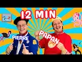 Lagu Blandede sange med Pierre \u0026 Papan - 12 minutters børnemusik