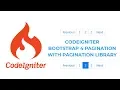 Codeigniter Pagination easiest way with Pagination Library