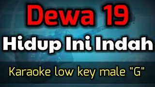 Download hidup ini indah - dewa 19(karaoke male lower key) MP3