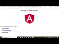 Angular 7 Tutorial 1 First Angular App